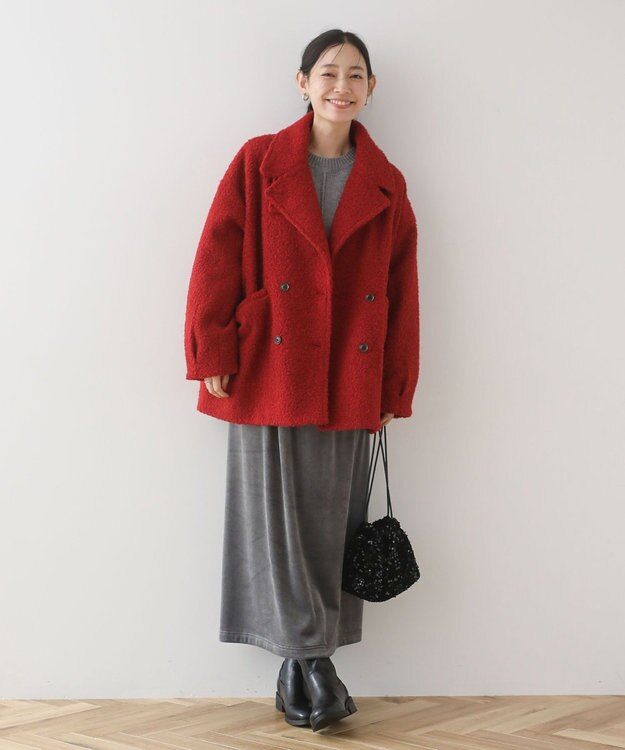 Green Parks こなれ主役ニットプルオーバー Gray