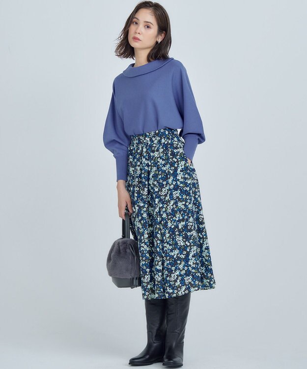 組曲 華奢見えフェミニット ブルー系