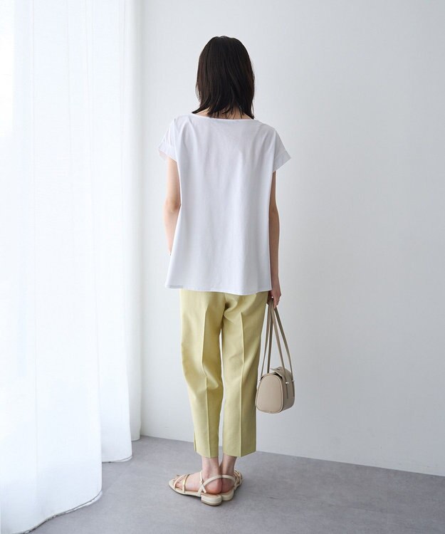 YECCA VECCA ピン付きドレープカットソー Off White