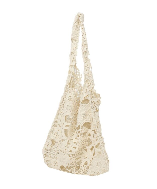 earth music&ecology レースバッグ Ivory