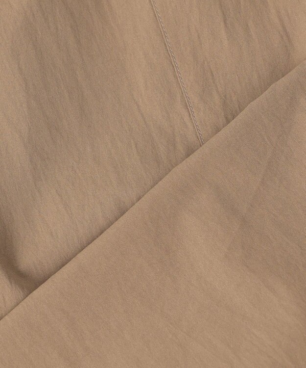 uncrave クールタッチカラータイプライター ペプラムブラウス キャメルベージュ