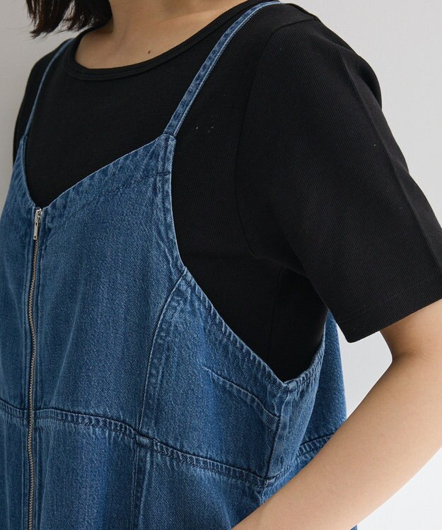 Green Parks ライトデニムキャミワンピース Indigo