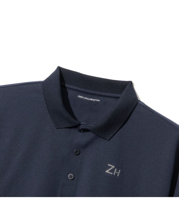 ZERO HALLIBURTON デルタSLX ポロシャツ ZHG-A4A 4a 82855 ゴルフウェア ネイビー