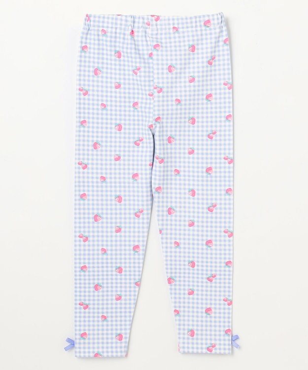 ANY KIDS 【Strawberry Collection】いちごレギンス サックスブルー