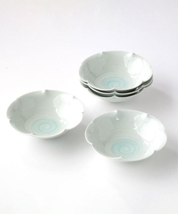 たち吉 【たち吉】うず潮小鉢(5個）美濃焼 ホワイト系その他