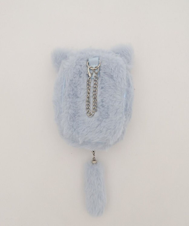 WEGO 【痛バ＆推し活ITEM】なりきりネコぬいポーチ サックス