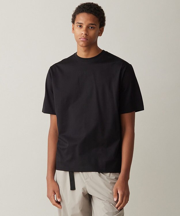 UNFILO MENS 【男女兼用/新色追加】スマート ストレッチ TEE 黒