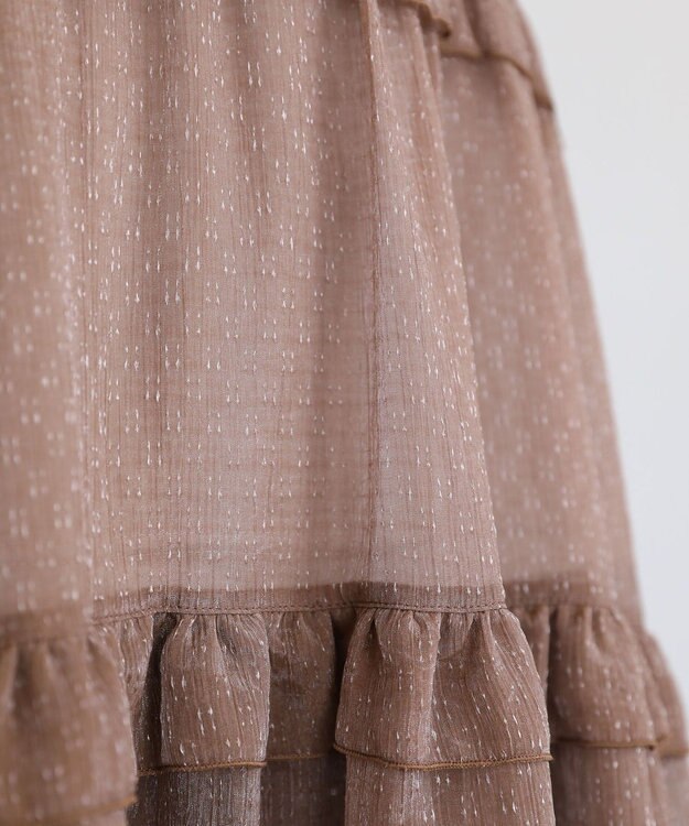 Green Parks ・Ｐｅｔｉｔ　Ｆｌｅｕｒ　シアーティアードキャミワンピ Brown