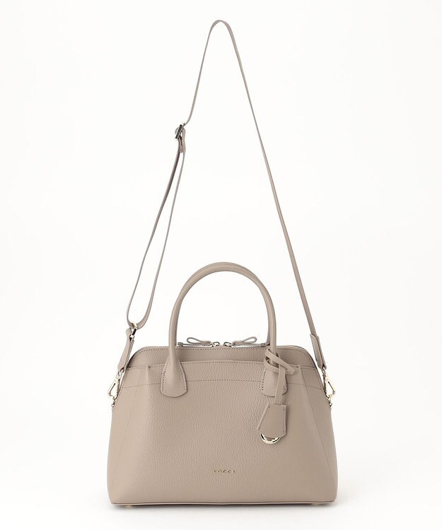 TOCCA NOBLESSE LEATHERTOTE レザートートバッグ ブラウン系