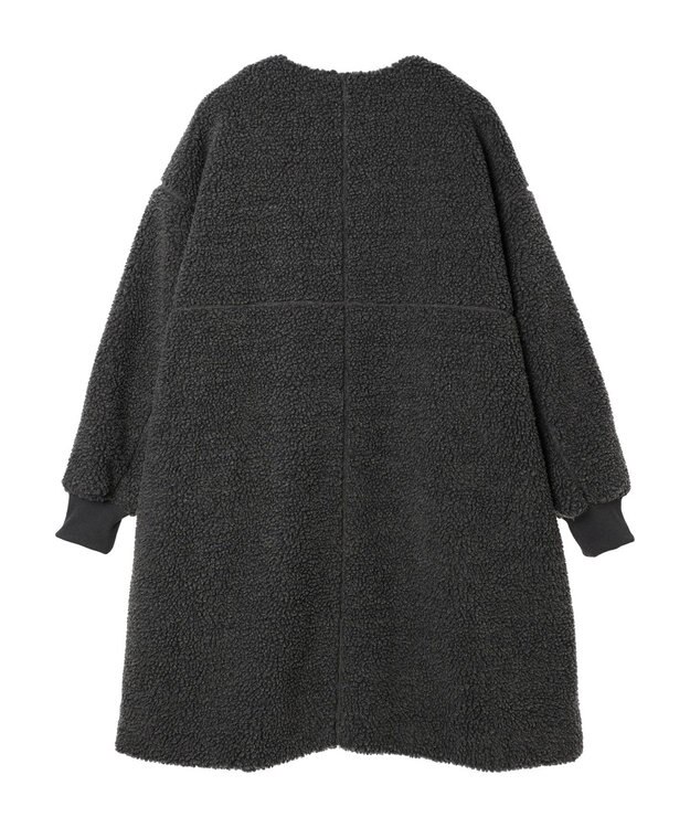 Green Parks ロングボアコート Charcoal Gray