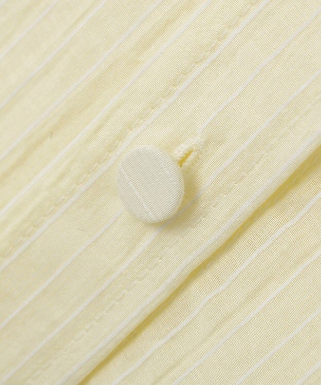 CRAFT STANDARD BOUTIQUE 【2点SET】スカーフ付きシアーストライプシャツ Stripe Yellow