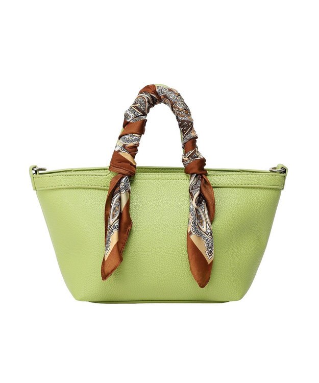 earth music&ecology スカーフSET 2WAYミニトートバッグ Green