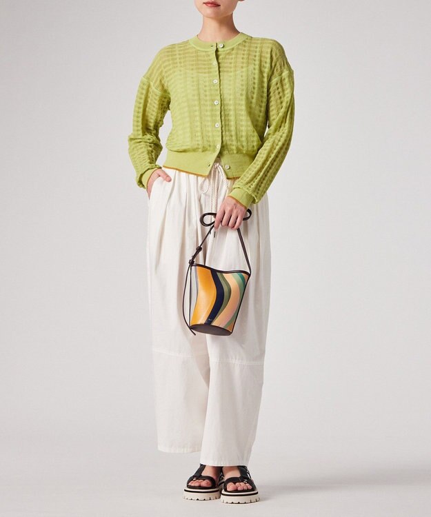 Paul Smith シアー クルーネック カーディガン ゴールデンイエロー