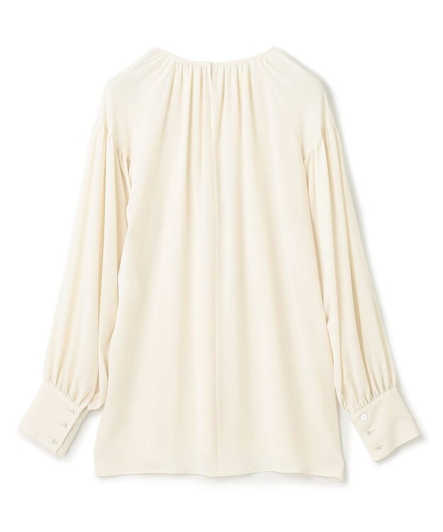 BEIGE， IRIS / ラウンドネックブラウス Ecru