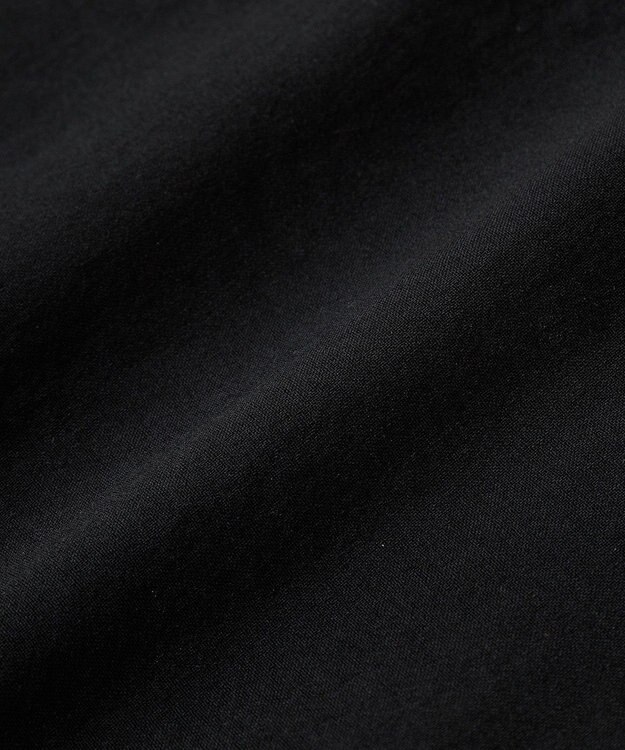 Green Parks 麻調合繊フレンチスリーブジャケット Black