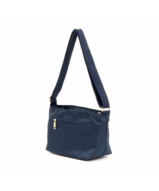 UNBILLION カシュカシュ cachecache / 舟型ナイロンショルダー ネイビー