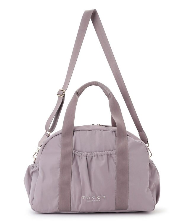 TOCCA 【WEB＆一部店舗限定】【一部カラー撥水・A4サイズ対応】AMIRARE NYLON BOSTON L ボストンバッグ ライラック系