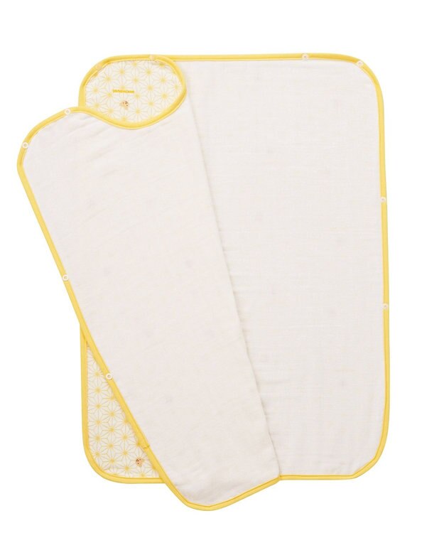 MIKI HOUSE HOT BISCUITS 【ミキハウス】 ガーゼスリーパー 黄