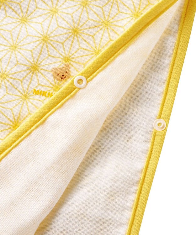 MIKI HOUSE HOT BISCUITS 【ミキハウス】 ガーゼスリーパー 黄