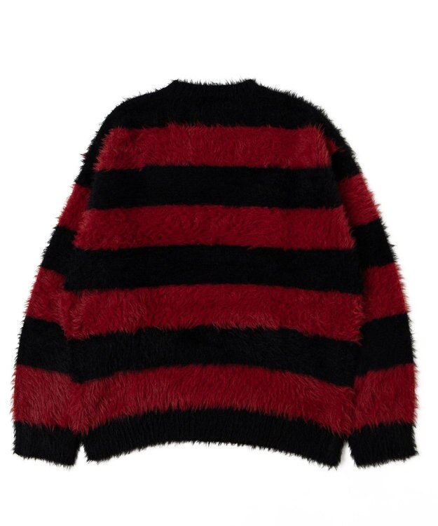 WEGO 【ユニセックスITEM着用】フェザーボーダープルオーバー レッドボーダー