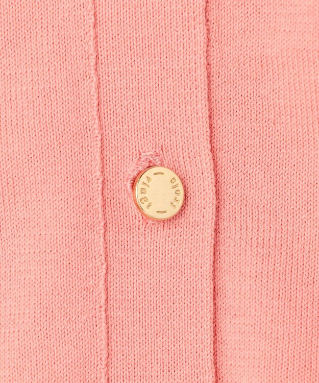 23区 L 【先行予約】プレミアムビオコットン ポケット カーディガン ピンク系