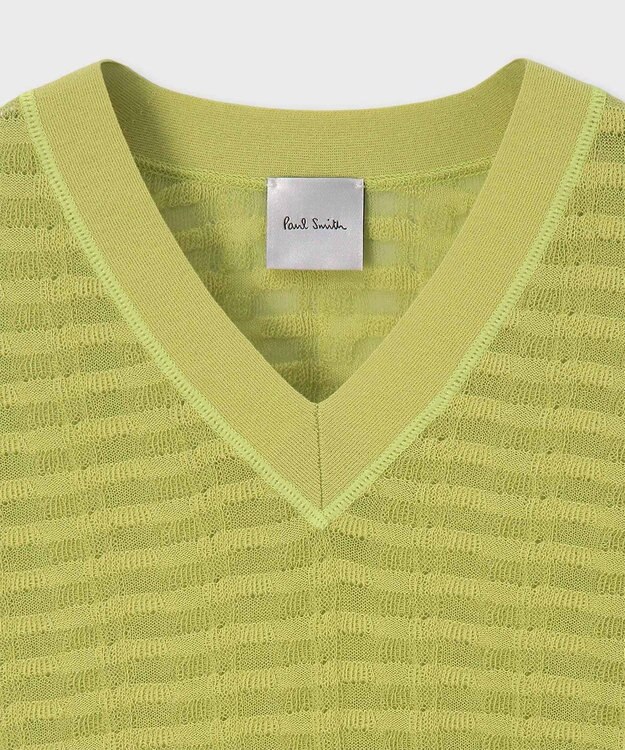 Paul Smith シアーVネック ニット ゴールデンイエロー