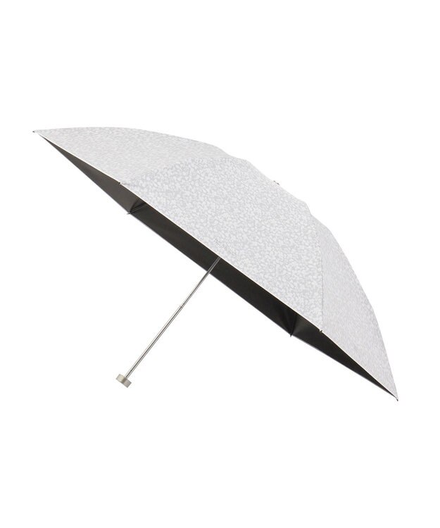 MOONBAT 【 遮光率100％/遮熱/UV/軽量】MACKINTOSH PHILOSOPHY(マッキントッシュフィロソフィー)晴雨兼用日傘 小花柄 バーブレラ 折りたたみ傘 フワクール生地使用 グレー