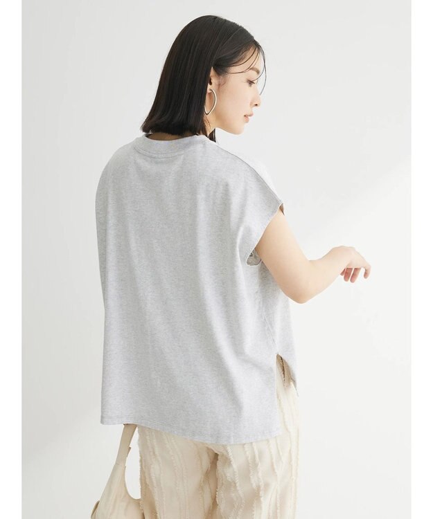 Green Parks ■別注ＲＵＳＳＥＬＬ　ＡＴＨＬＥＴＩＣ　ワイドフレンチＴ Gray Mixture