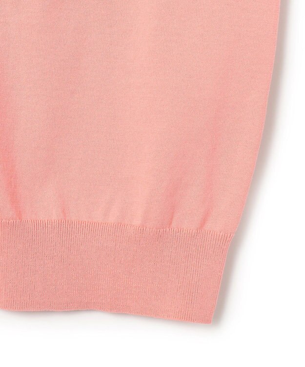 23区 L 【先行予約】プレミアムビオコットン ポケット カーディガン ピンク系