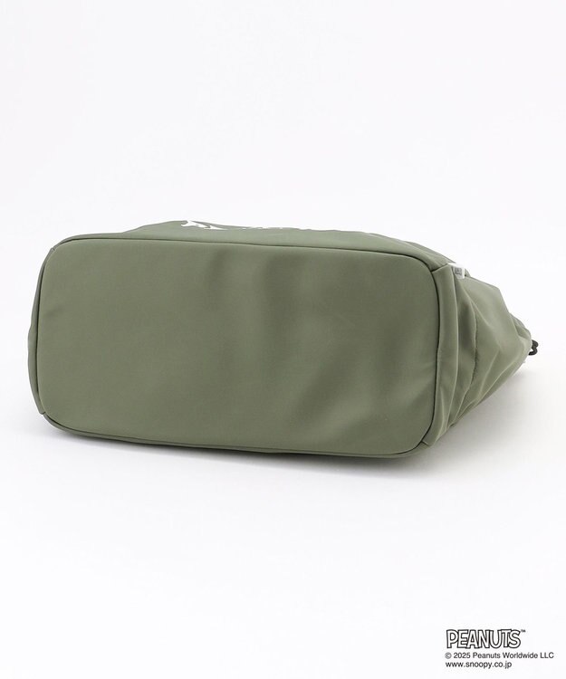 Y'SACCS SNOOPYデザイン 2way巾着トート(クッキー） カーキ