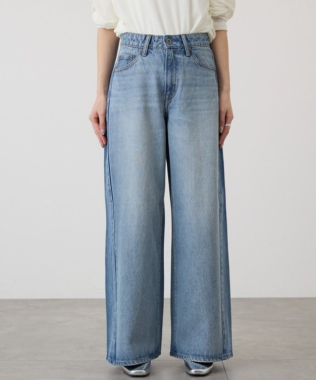 AMERICAN HOLIC バギーデニムパンツ Light Indigo