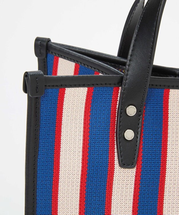 TOPKAPI 【TREASURE TOPKAPI】ニットジャガード  2way ミニ トートバッグ ブルー