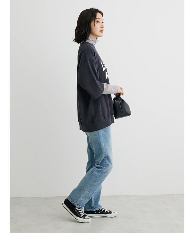 Green Parks ミニ裏毛ロゴトレＴｅｅ Dark Gray