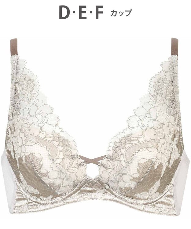 WACOAL 【重力ケアブラ】 ノンワイヤーブラ バストを重力から守る まる胸をキープ ラクなつけごこち Gカップまで対応 大きいサイズ レディース BXB194 /ワコール ブラウン