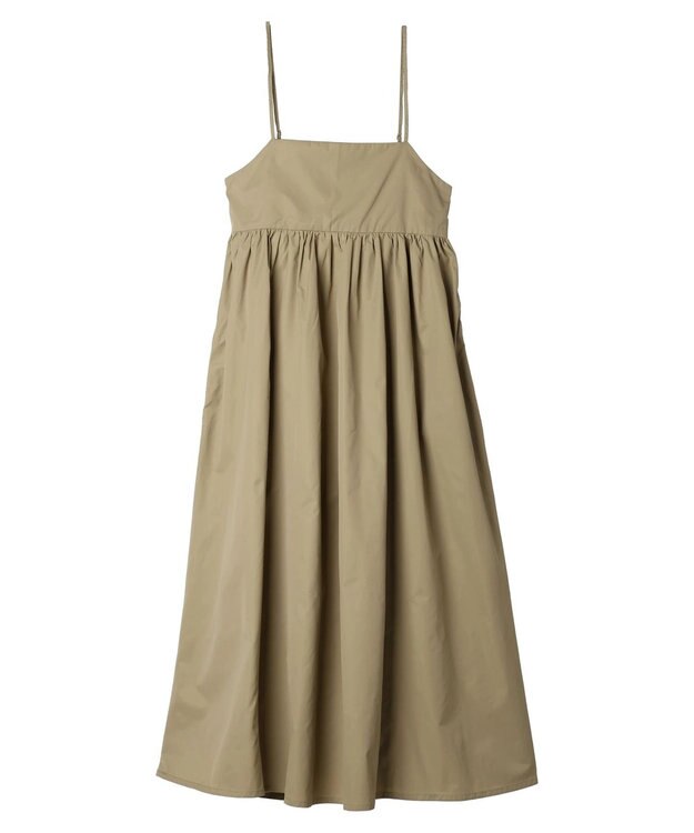Green Parks ナイロンキャミワンピース Beige