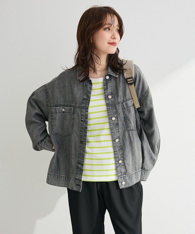 Green Parks サイドタックプルオーバー Lime Green