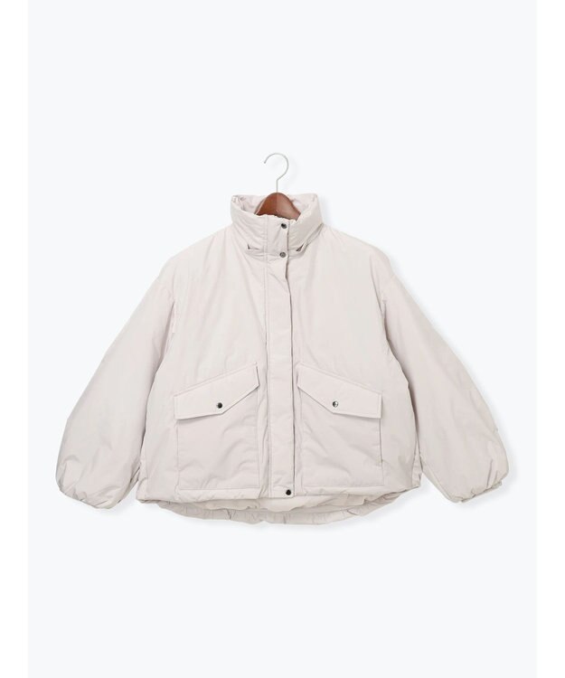 Te chichi 【宮本茉由着用】フードショートダウンジャケット Ｓグレー