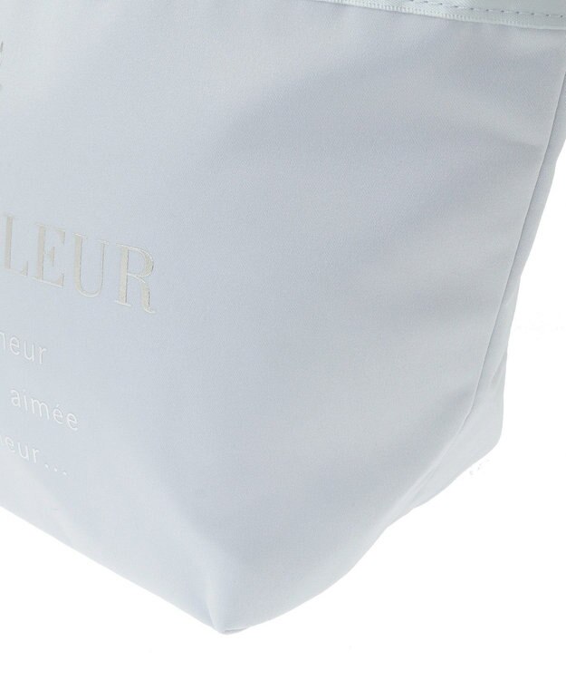 Maison de FLEUR ブランドロゴフリルハンドルトートSバッグ Light Blue