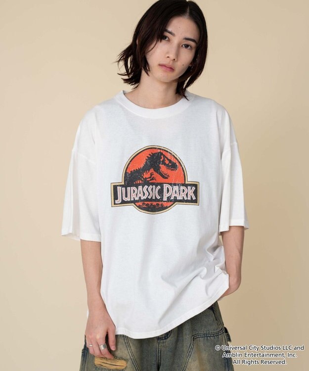 WEGO 【ユニセックス着用ITEM/SMLサイズ展開】JURASSIC　PARKグラフィックT（S） 柄1