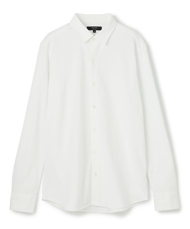 JOSEPH HOMME ツイルネルジャージー　レギュラーカラーシャツ ホワイト系