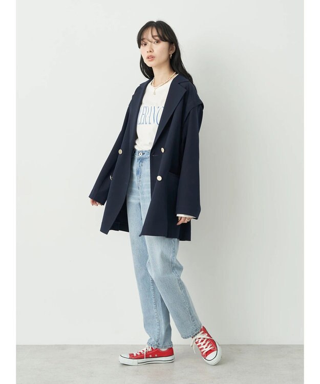 earth music&ecology ２ＷＡＹテーラードジャケット Navy