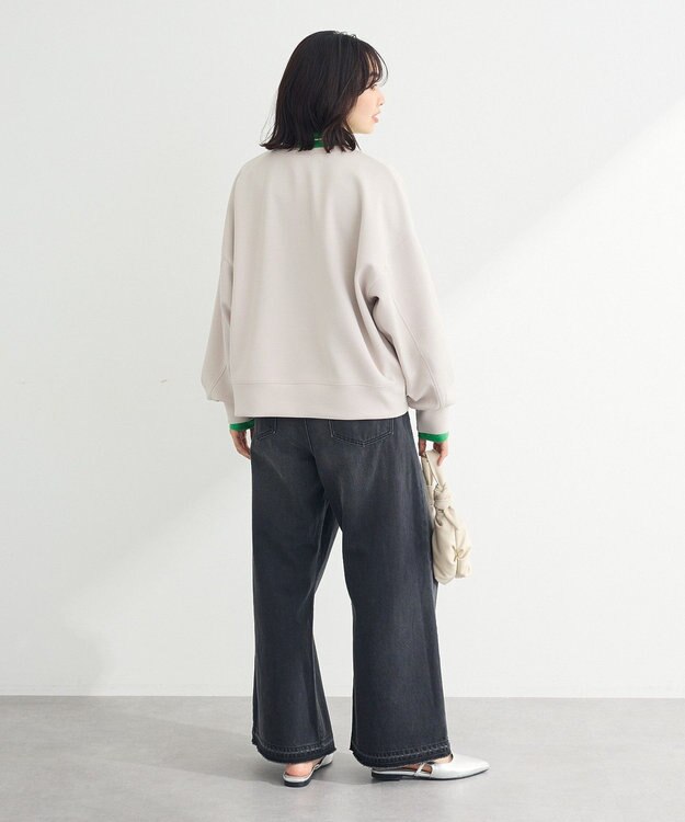 Green Parks ロゴ刺繍ダンボールプルオーバー Beige