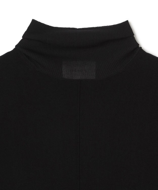 BEIGE， LAURA / ドライタッチ ストレッチショートスリーブニット Black