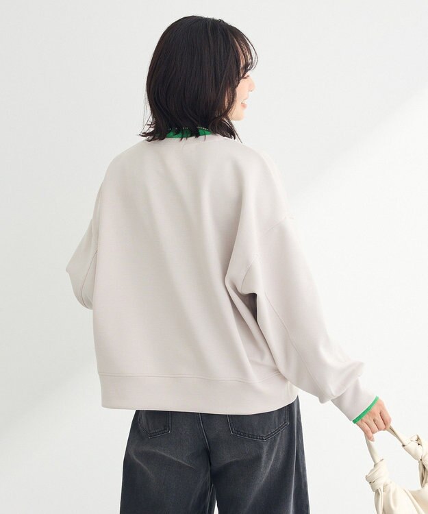 Green Parks ロゴ刺繍ダンボールプルオーバー Beige
