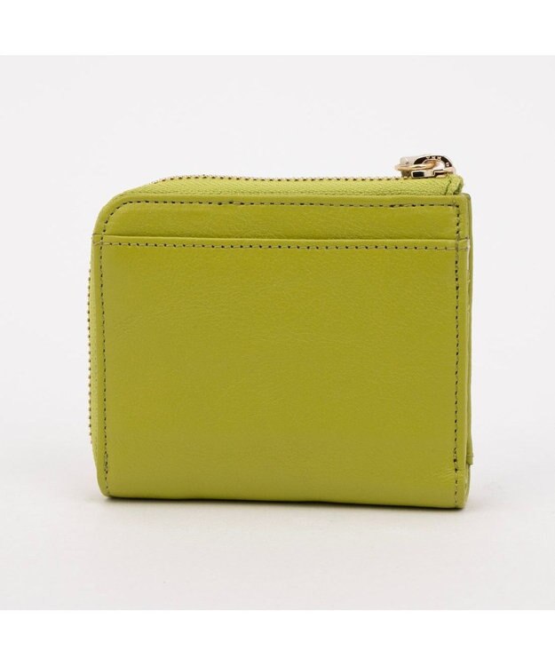 UNBILLION アトランタ ATLANTA / 牛革L字ファスナーミニウォレット グリーン