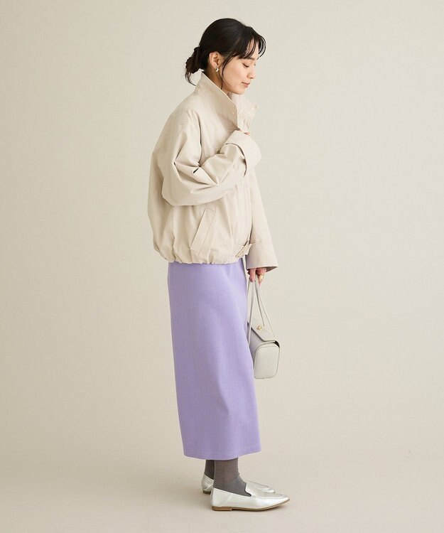 CRAFT STANDARD BOUTIQUE ジップアップミリタリージャケット Ecru