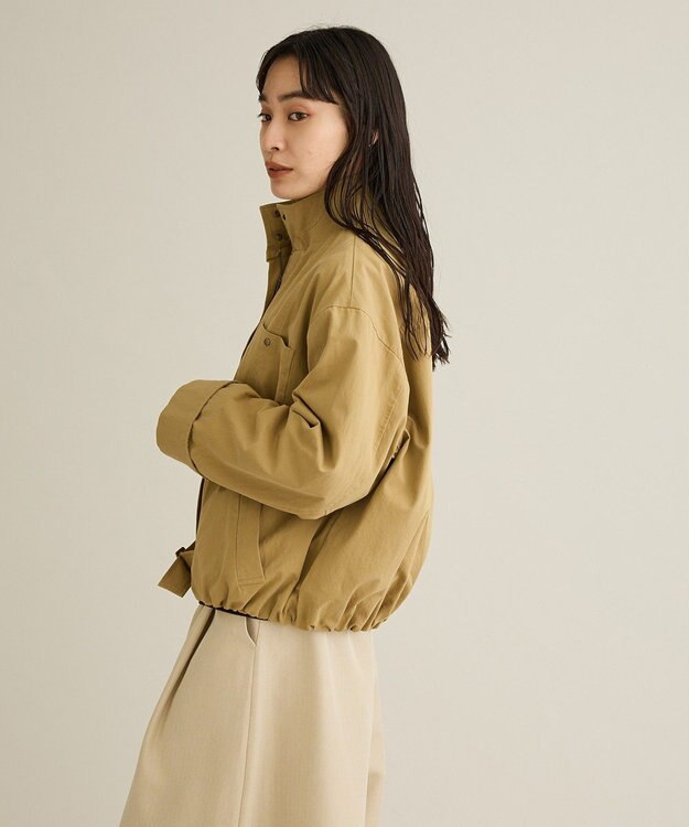 CRAFT STANDARD BOUTIQUE ジップアップミリタリージャケット Beige
