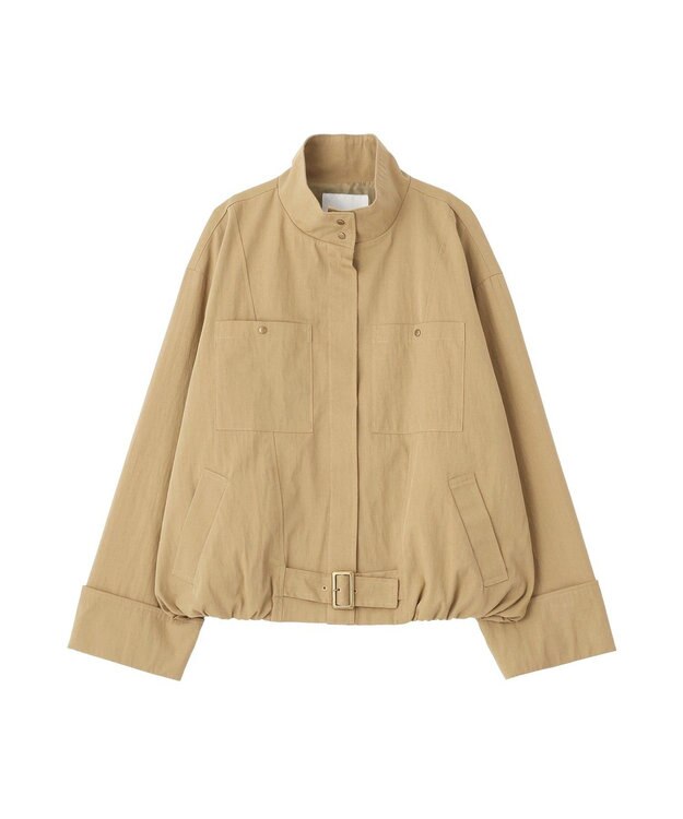 CRAFT STANDARD BOUTIQUE ジップアップミリタリージャケット Beige