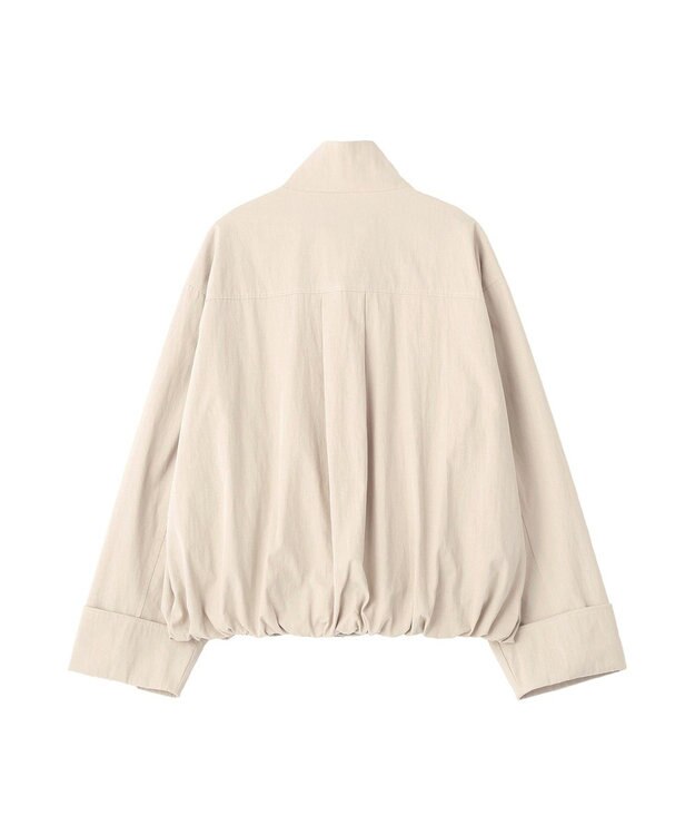 CRAFT STANDARD BOUTIQUE ジップアップミリタリージャケット Ecru