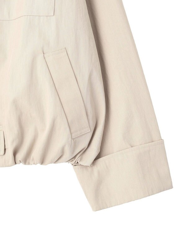 CRAFT STANDARD BOUTIQUE ジップアップミリタリージャケット Ecru